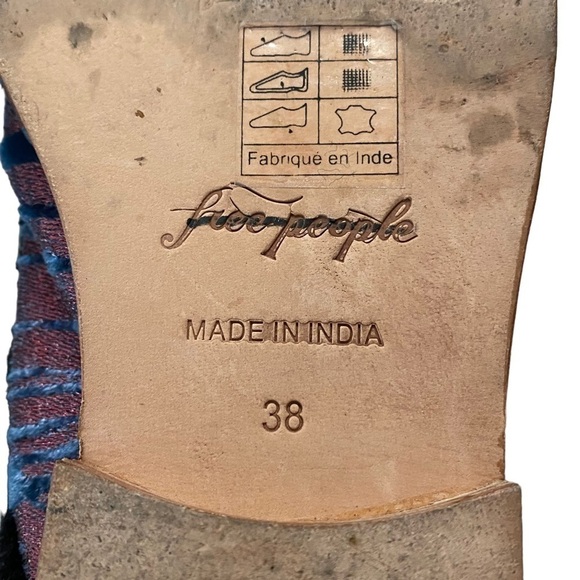 Free People Butterfly Effect Mules size 38/7 - Picture 6 of 7